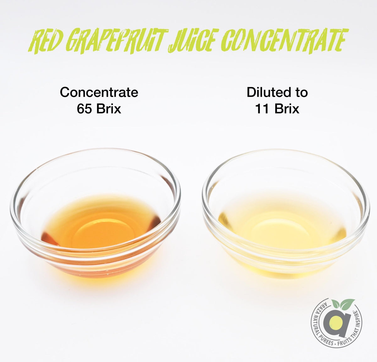 Aseptic Red Grapefruit Juice Concentrate 65 Brix (Clarified) Araza