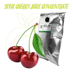 Aseptic Sour Cherry Juice Concentrate 65 Brix (Clarified)